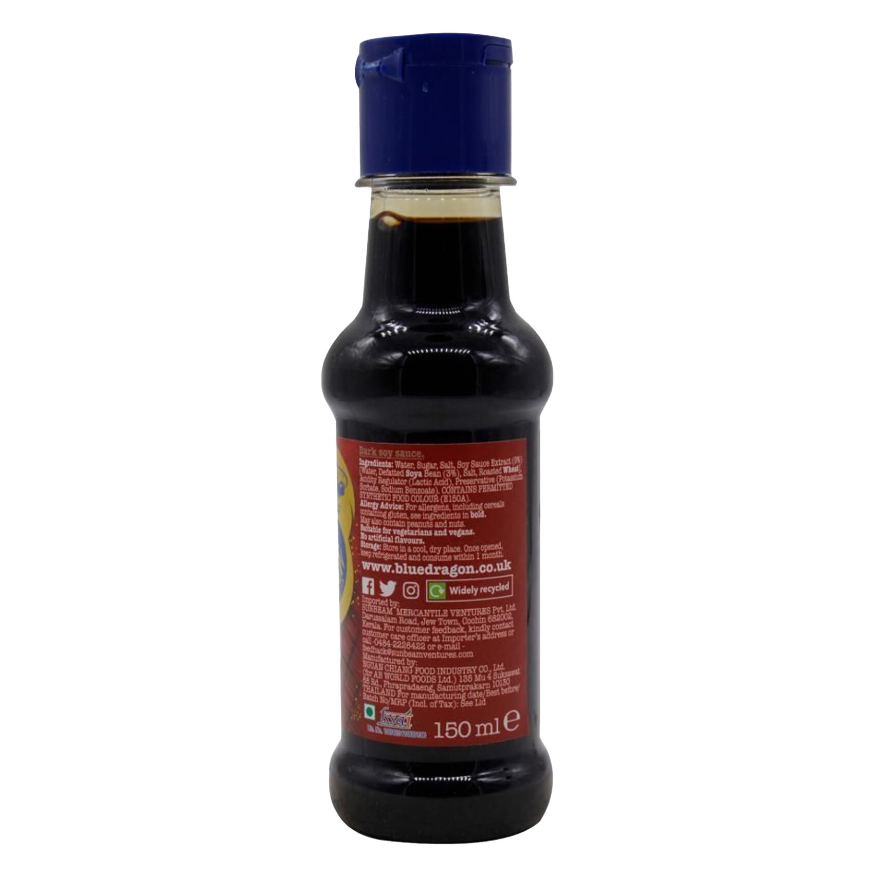 Blue Dragon Soy Sauce Dark 150 Ml product thumbnail 5