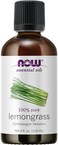 Now Solutions Lemongrass Essential Oil, 4-Ounce