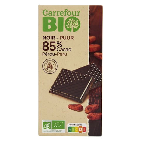 Carrefour Bio Peru 85% Cacao Dark Chocolate Bar 100g