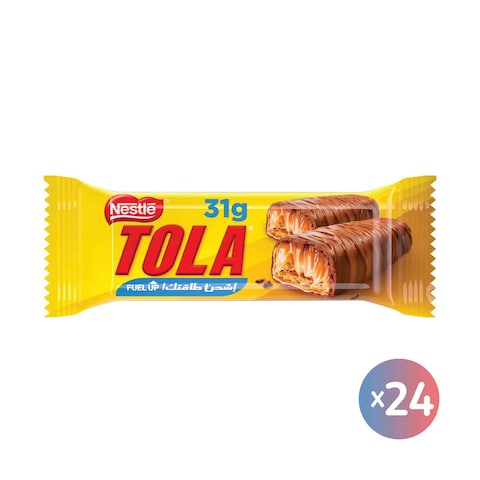 Tola Wrapper Crispy Wafer Covered with Caramel - 2 Finger - 24 Pieces