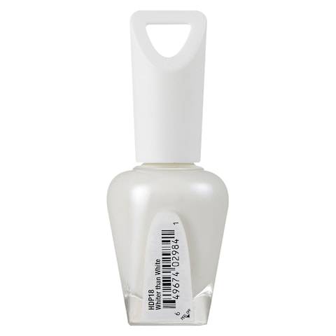 Kiss Ruby HD Nail Polish HDP18 Whiter Than White 15ml