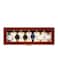 East Lady 6 Grid Wood Watch Organizer 2018082540