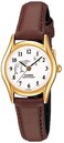 Casio - Women's Wrist Watch, Leather Strap Brown LTP1094Q-7B9