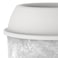 Cosmoplast Ceramic Round Dustbin Grey And White 10L