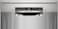 Bosch Series 4 Free-Standing Dishwasher 60cm, EcoSilence Drive, Home Connect Via Wlan For Remote Monitoring And Control, 14Place Settings, Silver Inox, SMS4HMI65M