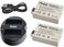 DMK Power LP-E8 Replacement Battery 2Pack 1320mAh Batteries with Battery Charger Kit Compatible With Canon EOS 550D, EOS 600D, EOS 700D etc.(TC-USB2)