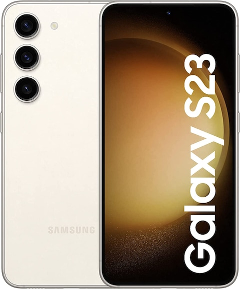 Samsung Galaxy S23 Dual SIM, 8GB RAM, 128GB, 5G, Cream, (UAE/TRA Version)