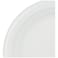 Hotpack Disposable Bio-Degradable Paper Pulp Food Plate White 7 inches, 10 Pieces