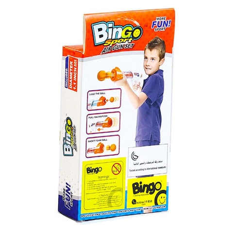 Bingo Sport Air Gun Foam Ball - 1.1 Inch - 24 Ball - Blue