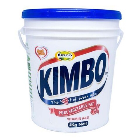 Bidco Kimbo Cooking Vegetable Fat 4kg