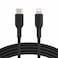 Belkin BoostCharge USB-C to Lightning Charging Cable, Black, 1m