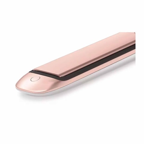 Philips - Hair Straightener - White/Rose Gold - HP8372/00