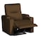 In House Velvet Rocking &amp; Rotating Cinematic Recliner Chair With Cups Holder - Brown - AB08