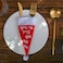 Set Of 4 Christmas Santa Hat Silverware Holder For Dinner Table.