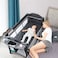 Teknum 4 in 1 Baby Bedside Co - Sleeper Bassinet and Playpen wt Rocker Grey