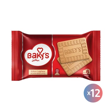 Bakey&#39;s Tea Biscuit - 35 gram - 12 Pieces