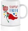 Goldedge Super Mom Rose Personalized Ceramic Sublimation Mug 11 Oz Fully Customized Coffee Mug