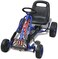 Megastar Go Kart Kids Ride On Pedal Car, Blue, W15-Blue