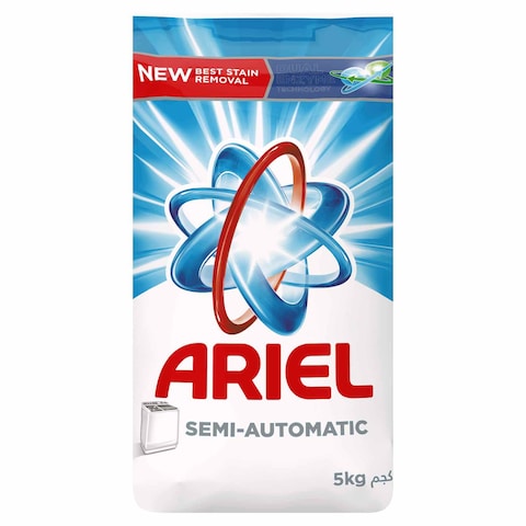 Ariel Laundry Powder Detergent Original Scent Suitable for Semi-Automatic Machines 5kg