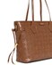AMICA Zaila Embossed Monogram Design Tote Bag Suitable for Work / University / Travel  in Tan / Brown