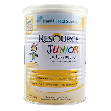 Nestle Resource Junior Complete Nutrition with Vanilla Flavour - 400 gram