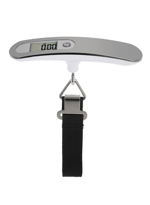 Generic Portable Digital Luggage Scale Black/Silver/White