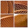 Silicone Trivets Mat Set of 2 Multi Purpose Drying Mats, Heat Resistant to 464&deg;F, Non-Slip, Waterproof, Flexible, Durable, Dishwasher Safe (Brown)