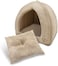 Best Pet SuppliesPet Tent-Soft Bed for Dog &amp; Cat by Best Pet Supplies, Inc., Inc. - Tan, 19" x H: 19"
