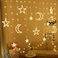 Moon Star Lamp LED Lamp String Christmas Lights Decoration wedding Ramadan Neon Lantern 3.5 meters warm white power source 220V Direct