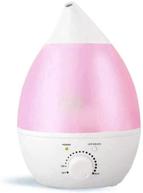 Eco Shine Ultrasonic Cool Mist Humidifier, 3L Air Humidifier For Bedroom &amp; Babies, Premium Humidifying Unit, Whisper-Quiet Operation &amp; Automatic Shut-Off, Lasts Up To 11 Hours(Pink)