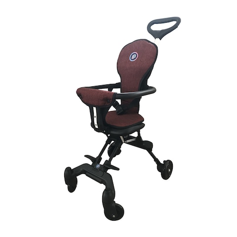 اشتري Lovely Baby Light Weight Traveller Stroller For Kids LB 717 - Red في الامارات