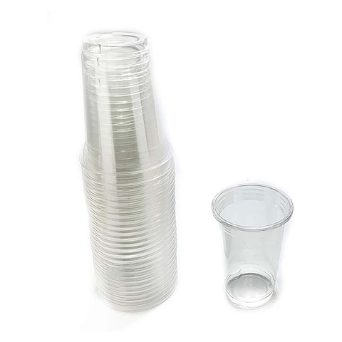 Al Fath Plastic Cup Set - 10 Oz - 25 Pieces
