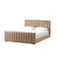 In House Martos Velvet Bed Frame - Single - 200x120 cm - Beige