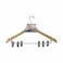 Wooden Hanger W/Clips