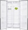 Arrow Side By Side Refrigerator, 18.39 Cu.Ft, 521 Ltr With LED Lighting, Multi Airflow Nofrost, Silver, Ro2-820Snf (Installation Not Included)