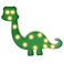 Dinosaur Marquee LED Night Light Green 31.5cm