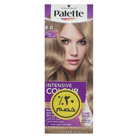 Schwarzkopf Palette Intensive Color Creme - 8-0 Light Blonde