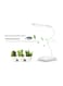 Decdeal - USB Rechargeable LED Desk Lamp White 1520g