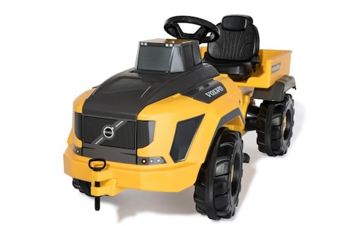 ROLLY TOYS Ride-On Volvo Peddle Truck With Adjustable Seat - 881000