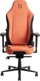 APEX Chair Premium Ergonomic Gaming Chair with Memory Foam Pillows Magnetic Headrest  Integrated Lumbar Support By Navodesk SOFT FABRIC CORAL RED