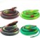 Lechay Rubber Snakes To Keep Birds Away, 4 Pieces 29 Inch Realistic Snakes, Pranks, Halloween Decoration, Fake Snake For Garden Props Scare Birds, Squirrels, Mice