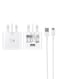 Samsung 3-Pin Fast Charging Travel Adapter With Type-C Cable (UK Plug) White