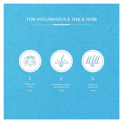 Vatika Naturals Volume and Thickness Shampoo for Thin Hair - 360ml