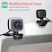 HXSJ A849 USB Web Camera 480P Computer Camera Manual Focus Webcam with Sound-absorbing Microphone for PC Laptop (Black)
