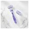 Gillette Venus Deluxe Smooth Swirl Razor With Razor Blade Purple 3 Blades