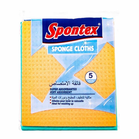 Spontex Sponge Cloth - Pack of 5