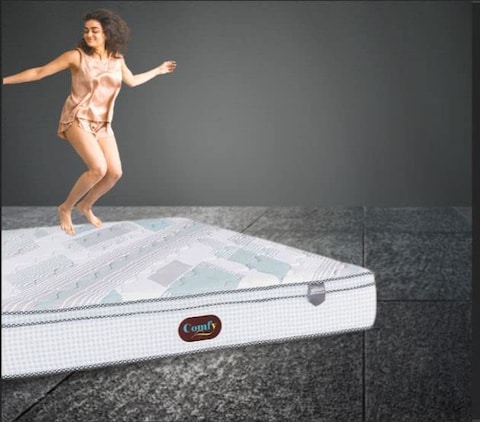 Galaxy Design Monaco Padding Layer, Gel Infused Foam Pocket Spring Box Top Mattress White Color Single Size (L x W x H) 200 x 100 x 28 cm Model - GDF2010-5 Year Full Warranty.