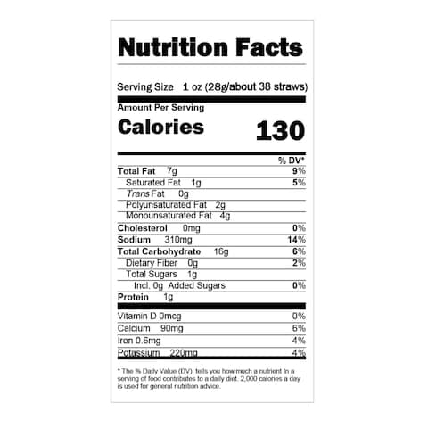 Sensible Portion Garden Cheddar Cheese Veggie Straws 120g