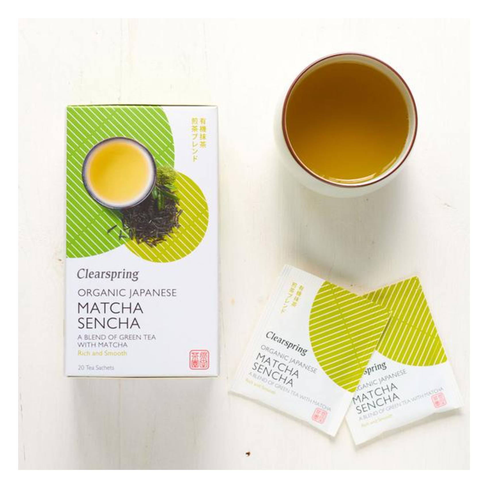 Clearspring Organic Green Tea Matcha Sencha Ginger 20 Bag product thumbnail 3