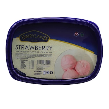 Dairyland Strawberry Ice Cream 4l